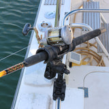 RAM® Light-Speed™ Fishing Rod Holder with Rail Base (RAP-370-R)