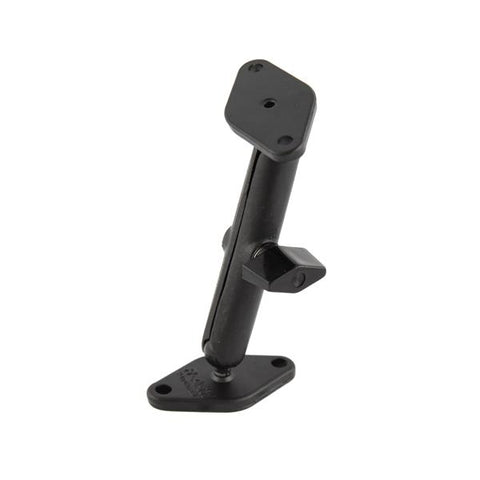 RAM Long Double Socket Arm and 2 Diamond Bases with AMPs hole pattern Ball Mount (RAM-A-101U-B) - RAM Mounts in Malaysia - Mounts MY