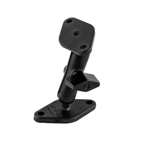 RAM Ball Mount with Medium Double Socket Arm and Diamond Bases with AMPs pattern (RAM-A-101U) - RAM Mounts - Mounts Malaysia