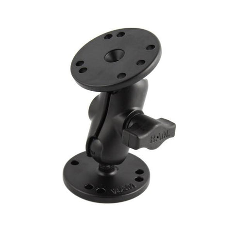 RAM Short Double Arm 2.5" Round Bases (RAM-B-101U-A) - Image1