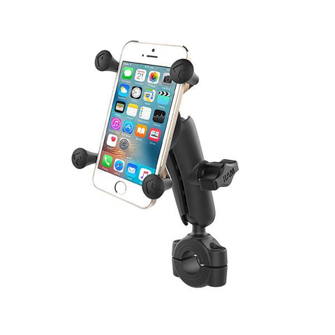 RAM Torque Handlebar with 1" Ball, Medium Arm and RAM® X-Grip® for Phones (RAM-B-408-75-1-UN7U) - RAM Mounts in Malaysia - Mounts MY