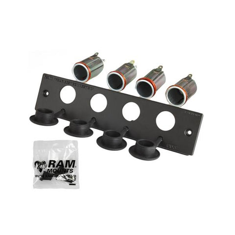 RAM-FP2-CIG4 12 Volt Lighter Receptacle Faceplate | Mounts MY | RAM Mounts Malaysia