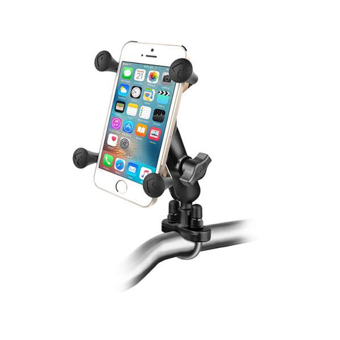 RAM Handlebar U-Bolt Mount with Universal RAM® X-Grip® Cell/iPhone Cradle (RAM-B-149Z-UN7U) - RAM Mount Malaysia