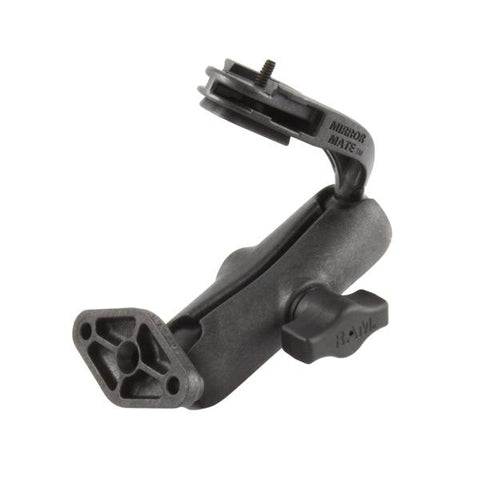 RAM Mirror Mount with Medium Double Socket Arm and Diamond Base Adapter (RAP-B-191AU) - RAM Mounts Malaysia - Mounts MY