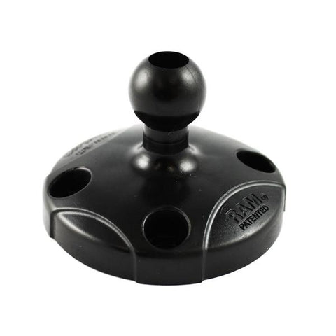 RAP-SB-202U RAM Round Base w/ AMPs Pattern & Snap-Link Ball - RAM Mounts Malaysia - Mounts MY