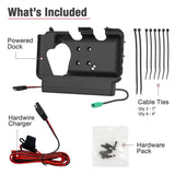 RAM® Power + Data Dock for Tab Active5 & 3 with Speaker Box (RAM-HOL-SAM61PDU)