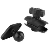 RAM® Double Socket Arm with Diamond Plate (RAM-B-103-A-238U)