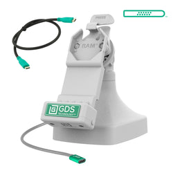 GDS® Uni-Conn™ Tilt & Swivel Dock with USB-C - Gray (RAM-GDS-DOCK-D14-U1C-GRY)