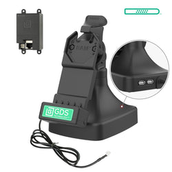 GDS® Uni-Conn™ Tilt & Swivel Dock with PoE + Data (RAM-GDS-DOCK-D14-U1E-2A)