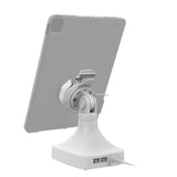 GDS® Uni-Conn™ Powered Tilt & Swivel Dock with USB-C + Data - Gray (RAM-GDS-DOCK-D14-U3C-2A-GRY)