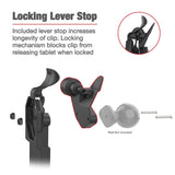 GDS® Uni-Conn™ Left Locking Power + Single USB-A Dock (RAM-GDS-DOCKLL-U1CDU)