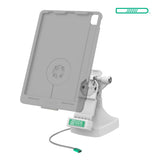 GDS® Uni-Conn™ Locking Tilt & Swivel Dock with USB-C + Data - Gray (RAM-GDS-DOCKLR-D14-U1C-2A-GRY)