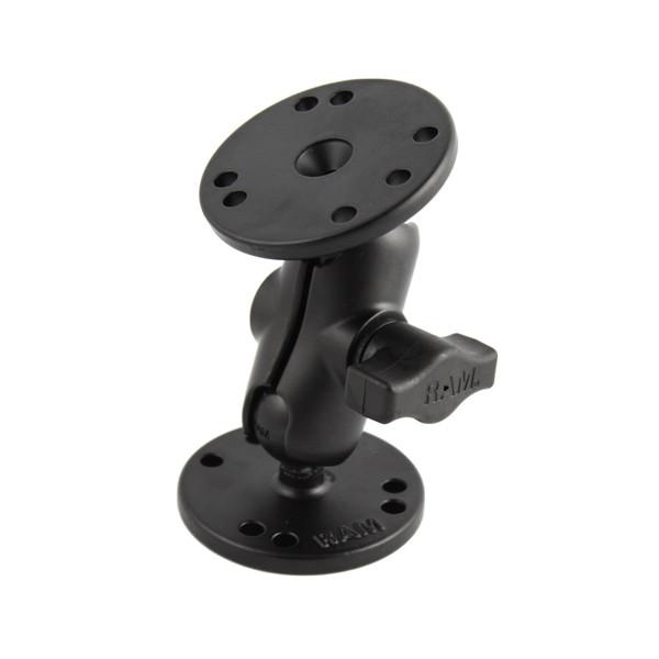 RAM Short Double Arm 2.5" Round Bases (RAM-B-101U-A) - Image1