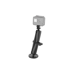 RAM® Drill-Down Mount with Double Socket Arm with Action Camera Adapter (RAM-B-138-C-GOP1)